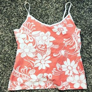 Sonoma spaghetti strap tank/cami with built in bra